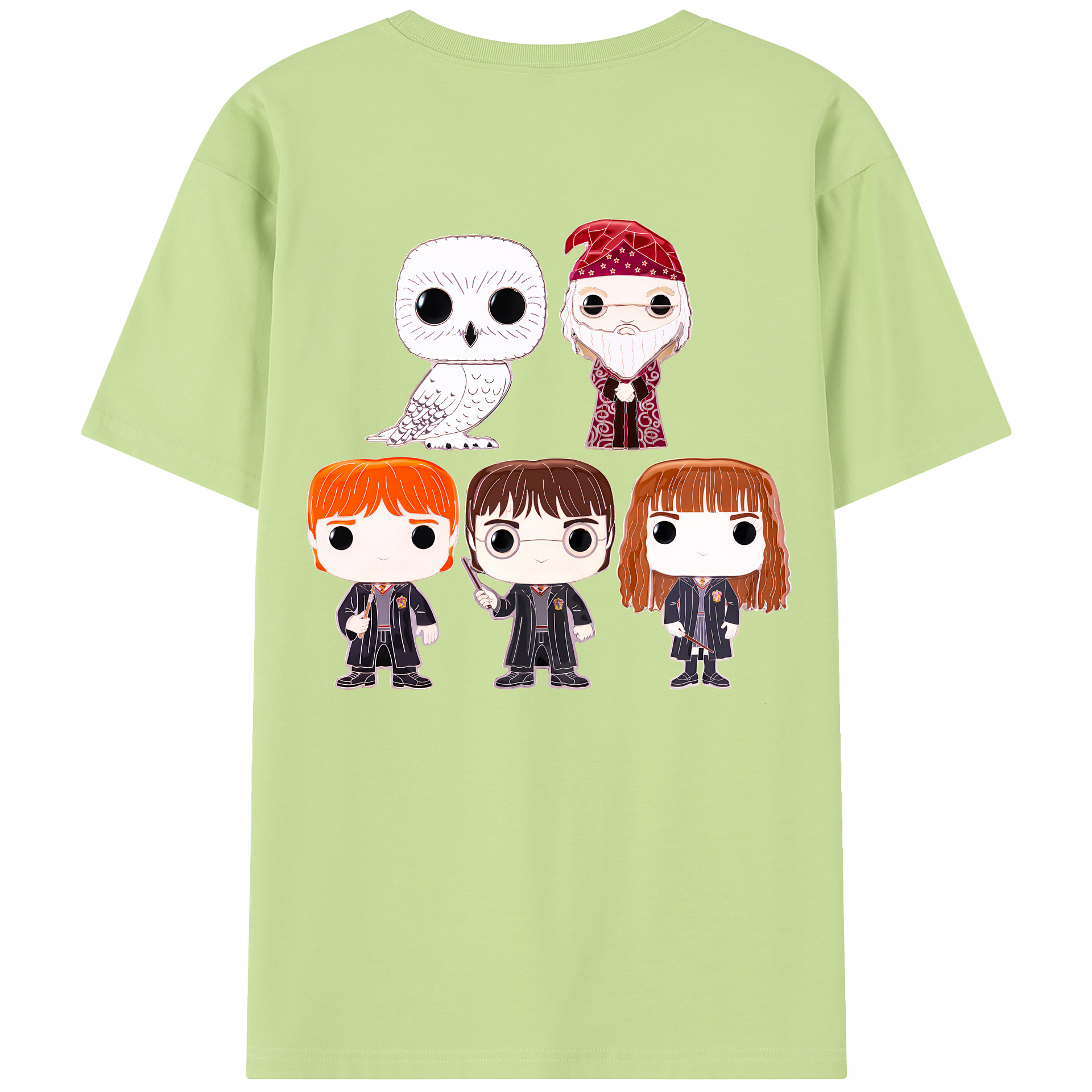 （画像用） Harry Potter ハリー・ポッターシリーズ 綿100％半袖Tシャツ（背面プリント）